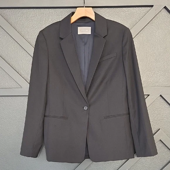 Everlane Black Blazer NWT ( flaw) - Picture 5 of 16